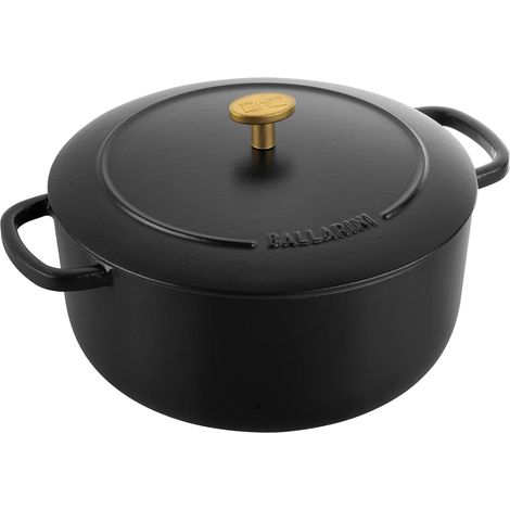 Ballarini Bellamonte Cocotte rotonda - 24 cm, nero, Ghisa (1/4)