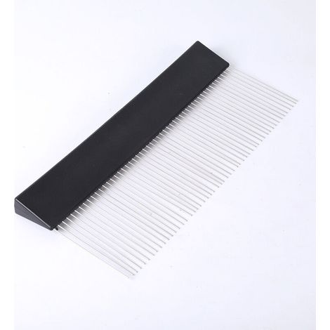 Outil de texture murale en acier inoxydable – Peigne à grain pour peinture artistique – Effet lin pour décoration intérieure