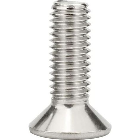 5 vis à tête hexagonale M8 de longueur 10–100 mm avec revêtement plat en acier inoxydable 304