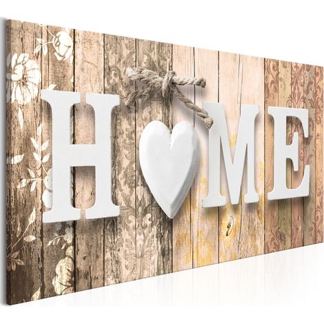 Quadro - Smell of Home (1 Part) Beige Wide - 100x45 (1/4)