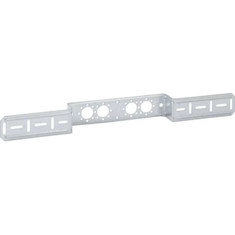 Geberit FlowFit Placa de montaje desplazada, doble, distancia de conexión 7,3 cm o 15,3 cm, 601.732.00.1