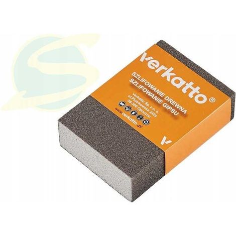 Bloque de lijado de 60 g, 68 x 100 x 25 mm (1/2)