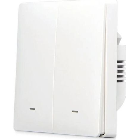 Interruttore intelligente Wi-Fi, non richiede il neutro, compatibile con Tuya Smart Home, Yandex Alice, Marusya e Google Assistant. (1/5)