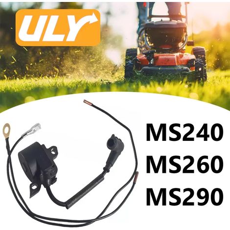 Bobine d'allumage 0000 400 1300 compatible avec les tronçonneuses Stihl MS260, MS240, MS290, MS310, MS340, MS360, MS380 et MS640, ainsi que les débroussailleuses FS360 et FS420. (1/5)