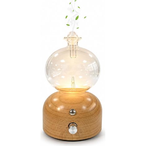 Diffuseur Huiles Essentielles sans Eau, Nébuliseur Aromathérapie Diffuseur d’Huile Essentielle par Nébulisation Diffuseur Parfum sans Fil Rechargeable pour Salon et Yoga (1/5)