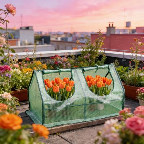 Serre de balcon, petite serre d'extérieur, mini-serre (1/5)