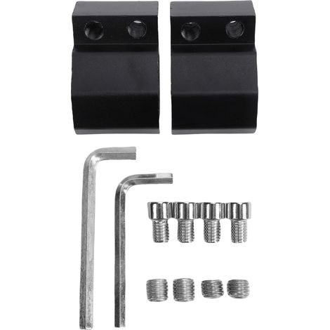 Clip d'angle pour rail de boîte à outils, trou fileté M8, pièce de rechange pour rail de boîte à outils Packout, noir (1/5)