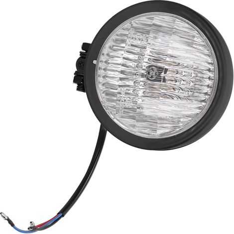 Phare avant de moto 12V 5 pouces, feux de route/croisement puissants, lentille transparente, pour moto rétro (1/5)