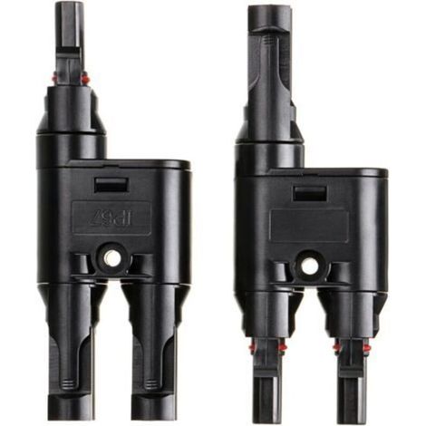 Pr h- 1x e of connector (1 to 2 branches) of solar panel, durable and saved MC4 for family (1/5)