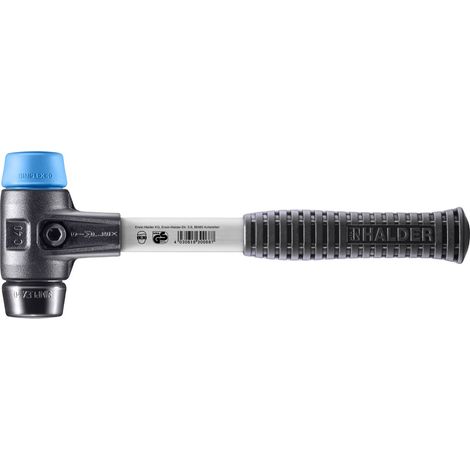 Hammer HALDER SIMPLEX TPE weich / Weichmetall mit verstärktem Tempergussgehäuse und Glasfaserstiel - D=40 mm - 3712.040 (1/5)