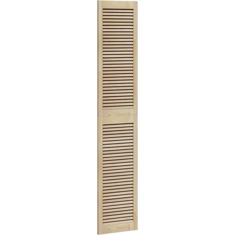 Maison Exclusive - Porta per Armadio Naturale 201 x 2,1 x 39,5 cm Pino massello