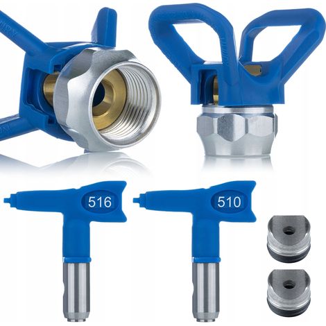 Set de Remplacement FFLP 510 516 Tête RAC X SoftFlow – Buse Basse Pression  Compat. Graco Rosfix Zenthril