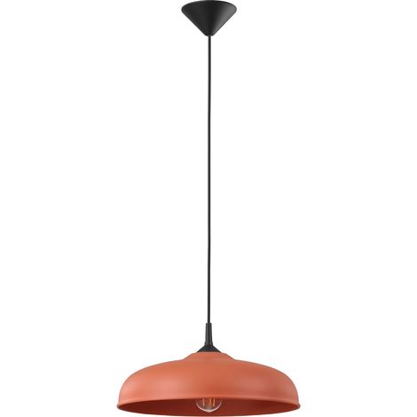 Suspensions Gina acier ocre rouge 1xE27 38cm Sollux (1/5)
