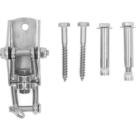 Kit de suspension pour hamac, cintre pivotant robuste en acier inoxydable, crochets de Suspension rotatifs à 360 degrés (1/5)