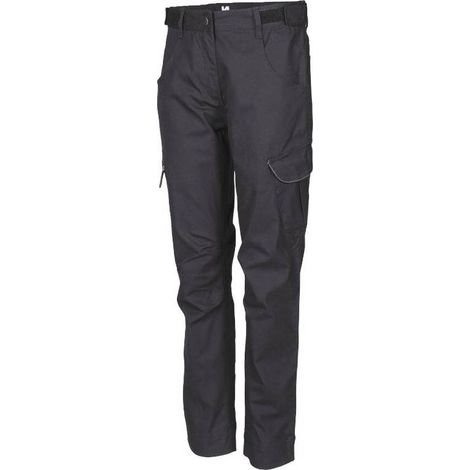 Pantalon de Travail Femme Camille - Taille 40 - Noir - Résistant et Confortable - D-Work
