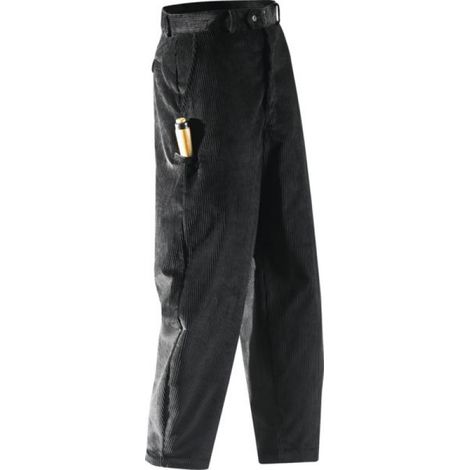 Pantalón 1/2 Globo Velour negro T40 11617-40