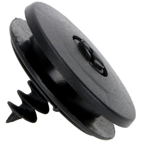 BUNTHAUS 10 Stück langlebige Fahrzeugmatten-Clips aus Kunststoff, rutschfest und wasserdicht, 3,6 x 1,9 cm, universeller Ersatz für Autoteppiche für PKW, LKW, SUV (schwarz) (1/4)