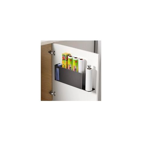 Boîte de Rangement Murale Cuisine - Étagère Adhésive, Solution Pratique pour Organisation de Petits Objets (1/5)