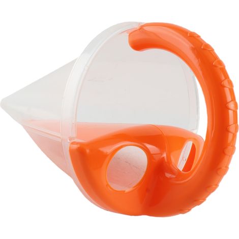 Entonnoir à sable à faire soi-même pour construire des châteaux de sable et mélanger sable et eau, orange (1/5)