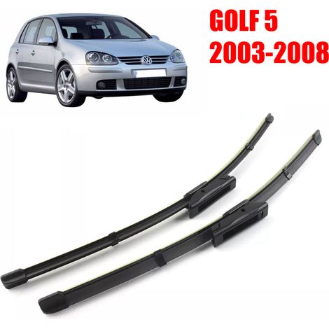 KIT 2 SPAZZOLE TERGICRISTALLO ANT PER VOLKSWAGEN GOLF 5 DAL 2003-2008 600MM+480MM (1/5)