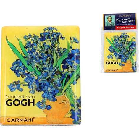 Kühlschrankmagnet Van Gogh Vase mit Iris, dekorativer Magnet, Souvenir (1/3)