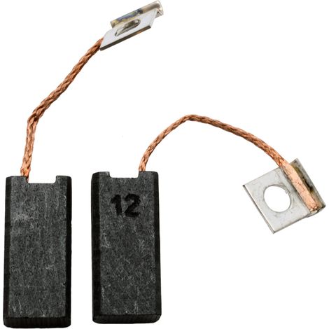 Balais de Charbon pour Bosch GRW 9 - 6,3x10x21,5mm - Remplace 1.607.014.126 (1/2)