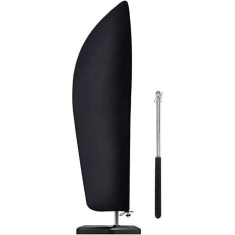 Housse de Protection pour Parasol Déporté Couverture pour Parasol de Jardin en 210D Oxford Imperméable, Anti-Poussière,Anti-UV 265 50 70 40CM (1/5)