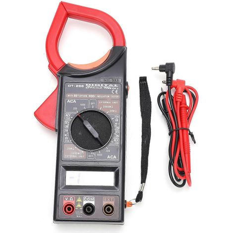 Tragbares digitales Multimeter mit Stromzange und Spannungsprüfer für Schaltungstechnik im Außenbereich
