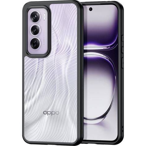 Coque DuxDucis pour Oppo Reno 12 Pro, modèle Aimo, transparente/noire (1/5)