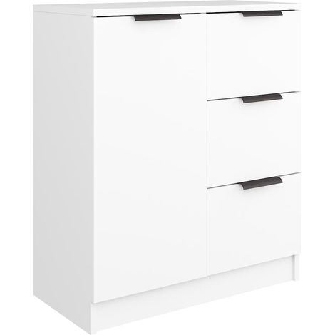 Sideboard/Anrichte/Buffet Weiß 60x30x70 cm Holzwerkstoff LXWW215153 (1/5)