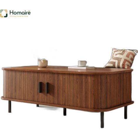 Couchtisch MDF Walnuss 120 x 55 x 45 cm HOMAIRE (1/5)