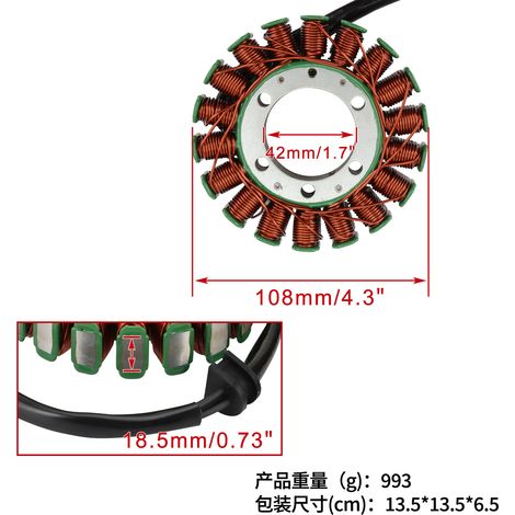 Zündspulenstator passend für KTM 790 Adventure 2018-2022 63539004200 (1/4)