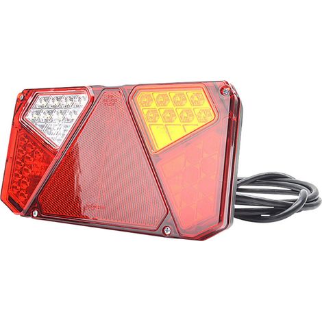 SecoRüt Anhänger-Rückleuchte Offene Kabelenden Blinker, Bremslicht, Rückleuchte, Reflektor, Nebelsch