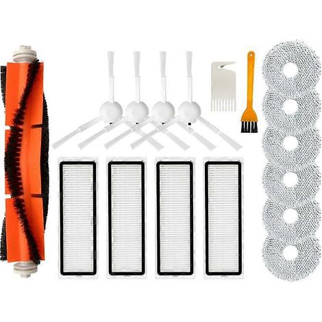 Accessoires pour aspirateur robot Xiaomi S10+ / S10 Plus : brosse latérale principale, filtre HEPA, chiffon de nettoyage (pièce de rechange) (1/5)