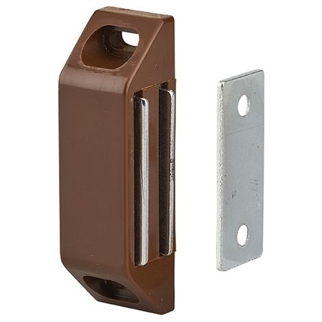 Chiusura magnetica, forza calamita max 6kg, per mobili, marrone - THIRARD