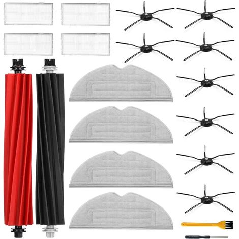19 accessoires pour aspirateurs Roborock S8/S8+/S8 Plus, pièces détachées pour accessoires Roborock S8-Crezuo
