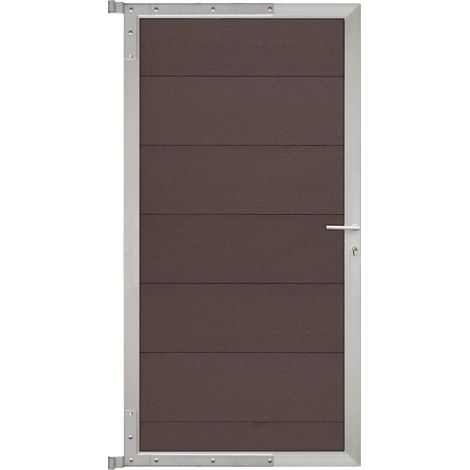 TJÖRN-Tor-Komplettset 90 x 175 cm, mokka/silber
