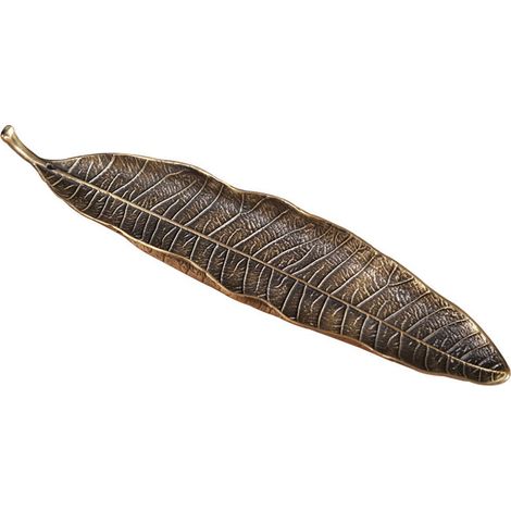 Porte-encens en forme de feuille, récupérateur de cendres, porte-bâton d'encens, accessoires de décoration pour la maison