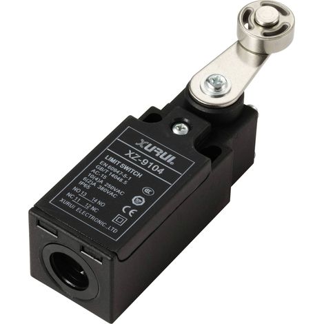 TRU COMPONENTS XZ-9/104 Interrupteur de fin de course 250 V/AC 10 A levier pivotant à galet à rappel IP65 1 pc(s) S812051 (1/4)