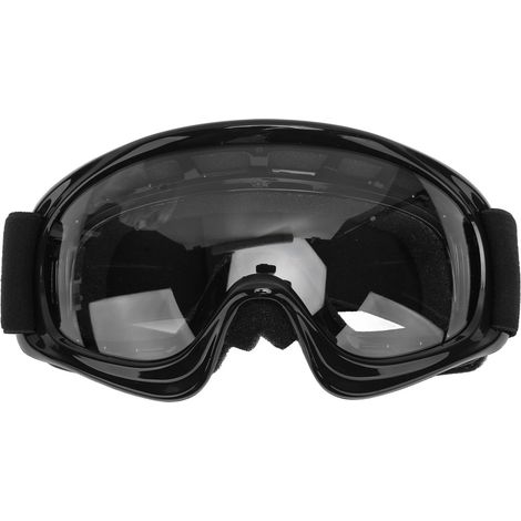 Lunettes de motocross enfants anti-UV et résistantes aux chocs pour VTT, ski et sports extrêmes - Noir (1/5)