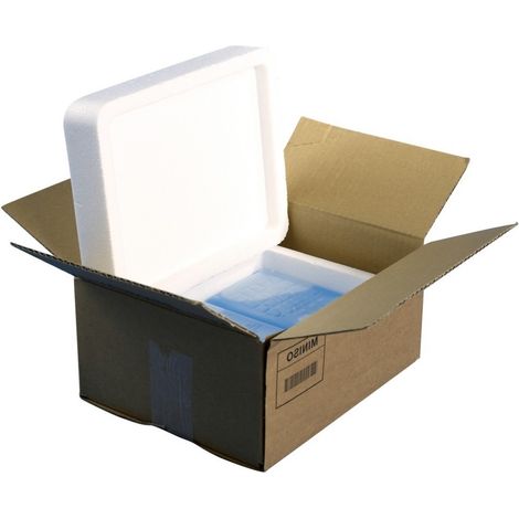 Caisse d'expédition isotherme RECTANGULAIRE 34l - COLIS 4 ENS. ISOT+CAISSE (1/3)