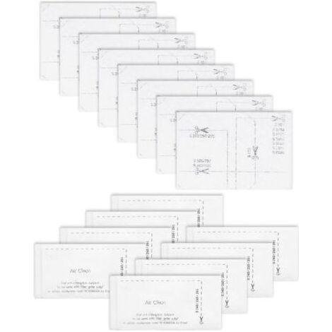 16 Filtres Aspirateur - Filtre Moteur - Filtre Sortie d'Air - Haute Efficacité Anti-Poussière et Pollen pour Miele C1 C2 C3 Série S - Blanc - 8+8 Unités (1/5)
