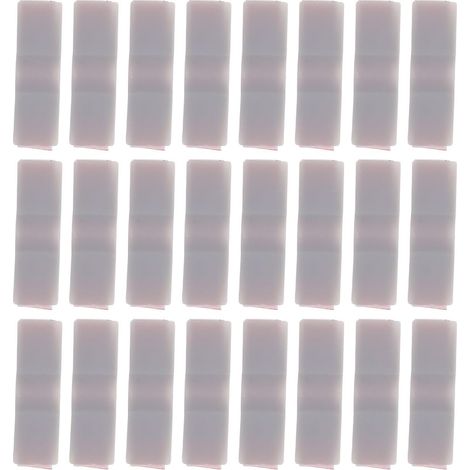 Lot de 50 Positionneurs Auto-Adhésifs pour Portes Coulissantes de Placard Butées en Plastique Transparent pour Rail Amortisseurs Anti-Collision Adaptés aux Systèmes de (1/5)