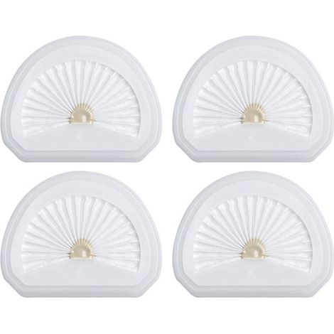 Lot de 4 Filtre, Lavable, Réutilisable, Pour Black et Decker VLPF10, Aspirateur à main (1/5)