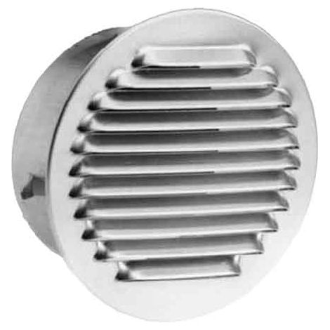 GRILLE D'AÉRATION EN ALUMINIUM ENCASTRABLE Ø 140 mm