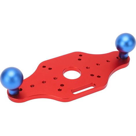 Défonceuse plaque de base bois rainurage chanfrein perçage gabarit de positionnement (1/5)