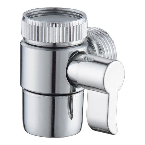 Colector universal para grifos de lavabo, adaptador de manguera para grifos, apto para cocinas, baños y duchas. (1/4)