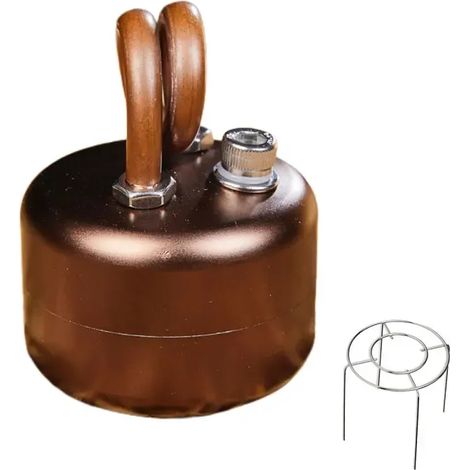 Mini réchaud à alcool, réchaud portable idéal pour le camping, la randonnée et le trekking - Réchaud de cuisine portable d'une capacité de 50 ml (1/5)