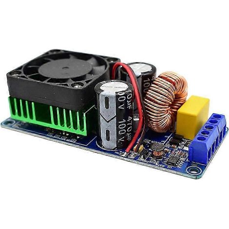 Carte d'amplificateur de puissance numérique HiFi monocanal haute puissance IRS2092 (500 W) - Classe D (1/5)