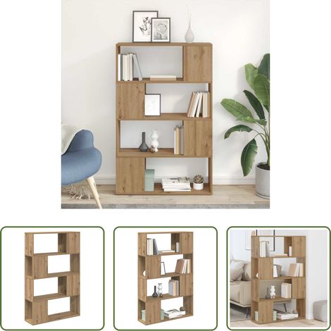 Meuble TV - Ensemble meuble TV Marron 80 x 24 x 125 cm Bois d'ingénierie (1/5)